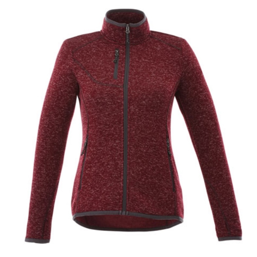 Maroon Knit Jacket